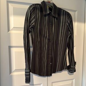 Lole Striped Black and White Men's Shirt